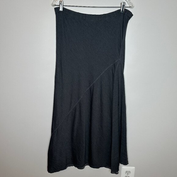 Eileen Fisher Women's Pull-On Stretch A-Line Skirt Gray Lined Color Size Small - Picture 2 of 6